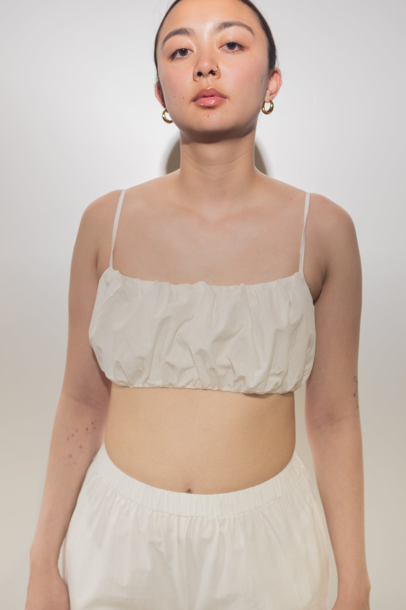 Francis Crop Top in White