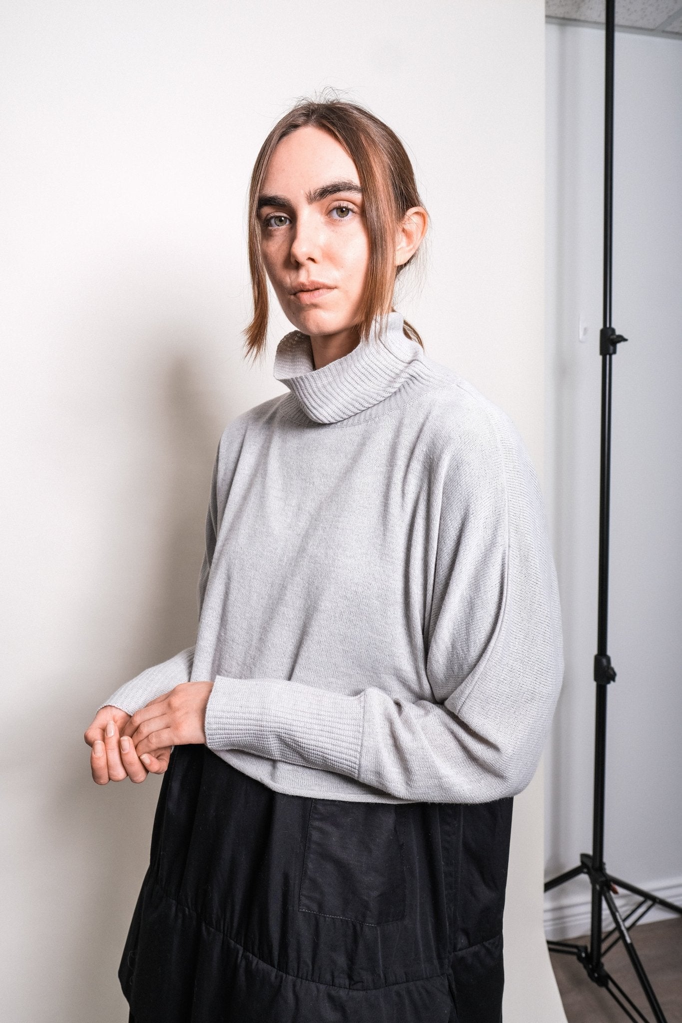 Alicia Turtleneck in Grey - et Tigre