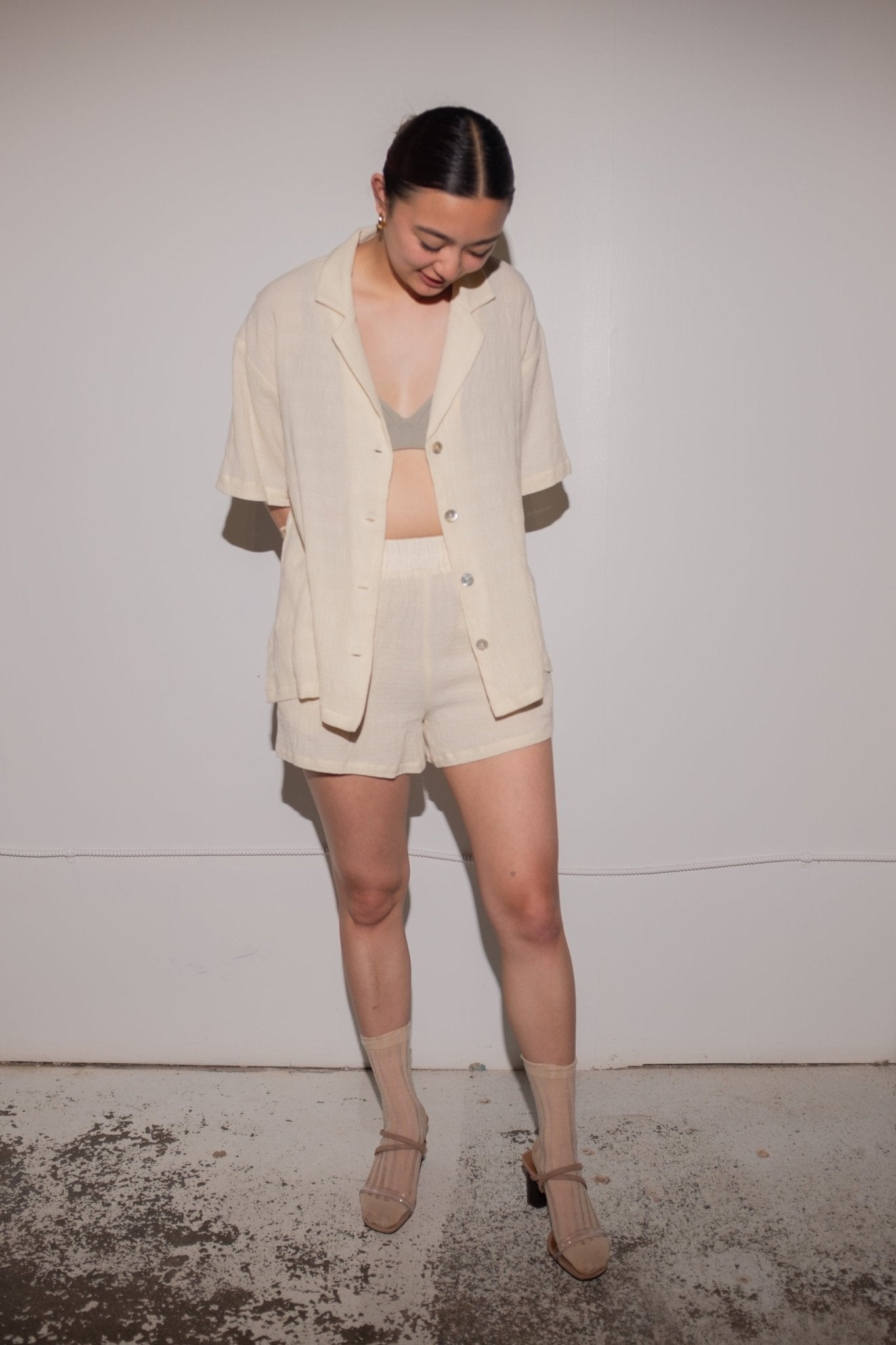 Eddie Shorts in Natural - et Tigre