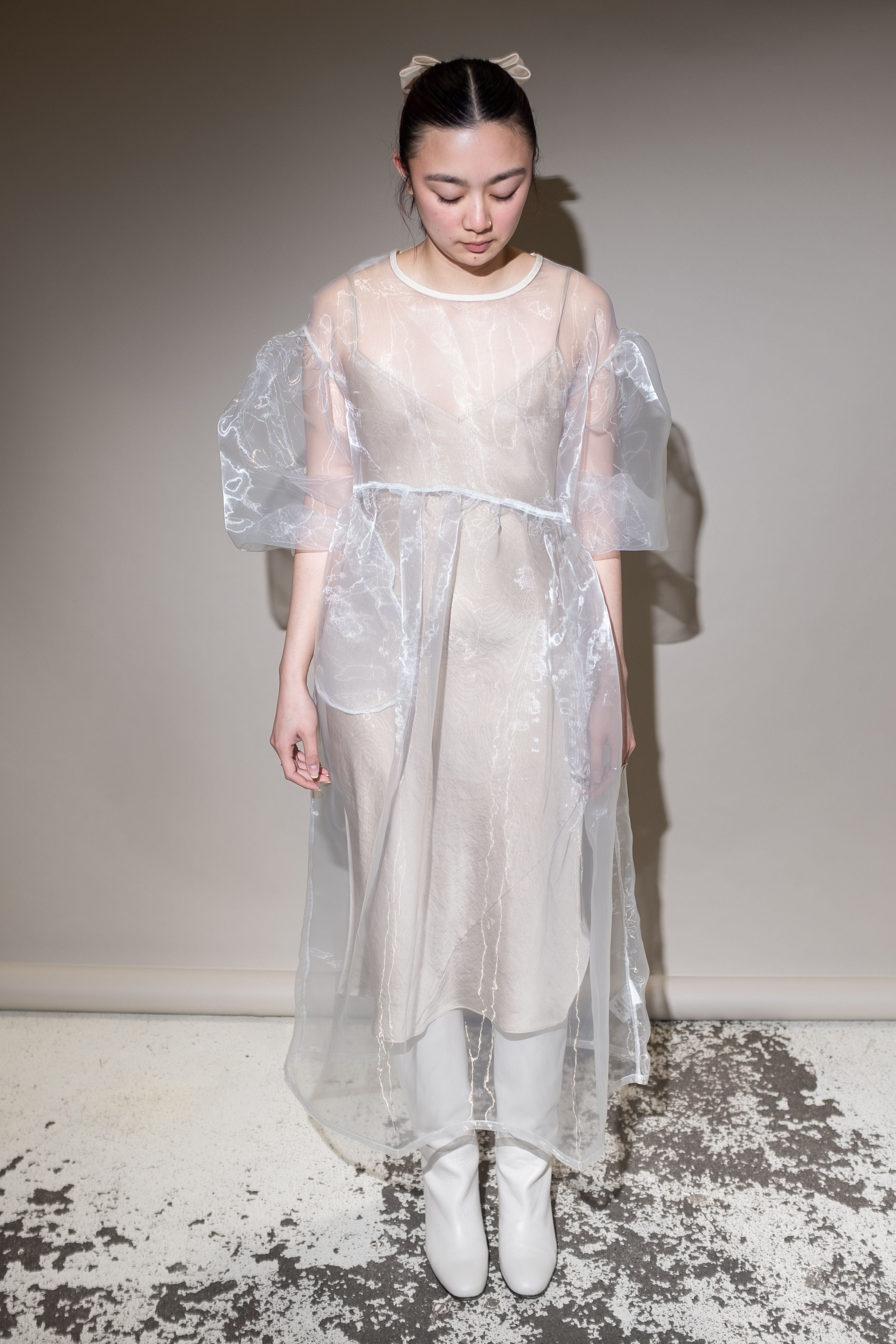 Jayme Dress in Oat Organza – et Tigre