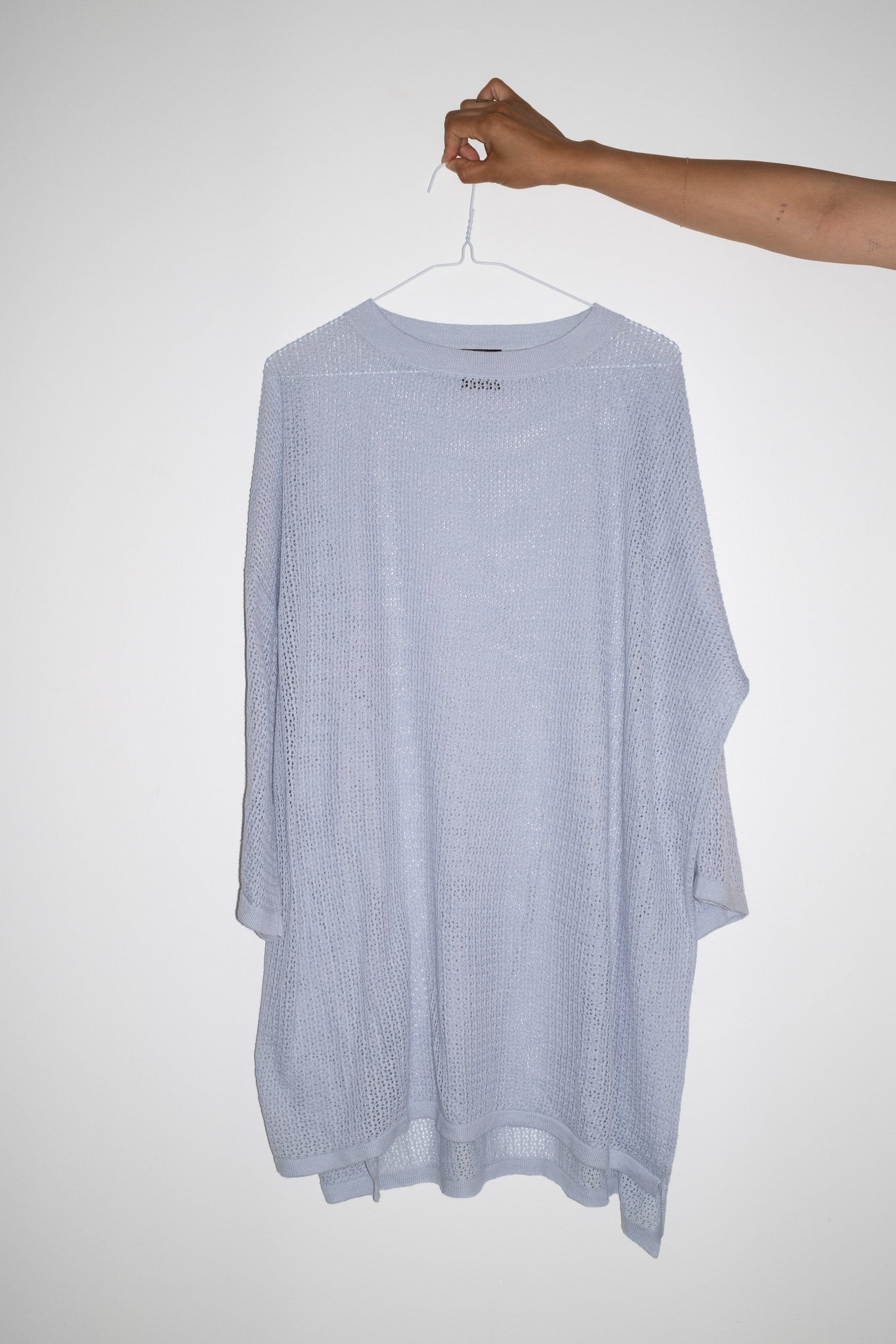 et Tigre Tops OS Max Knit Top in Baby Blue