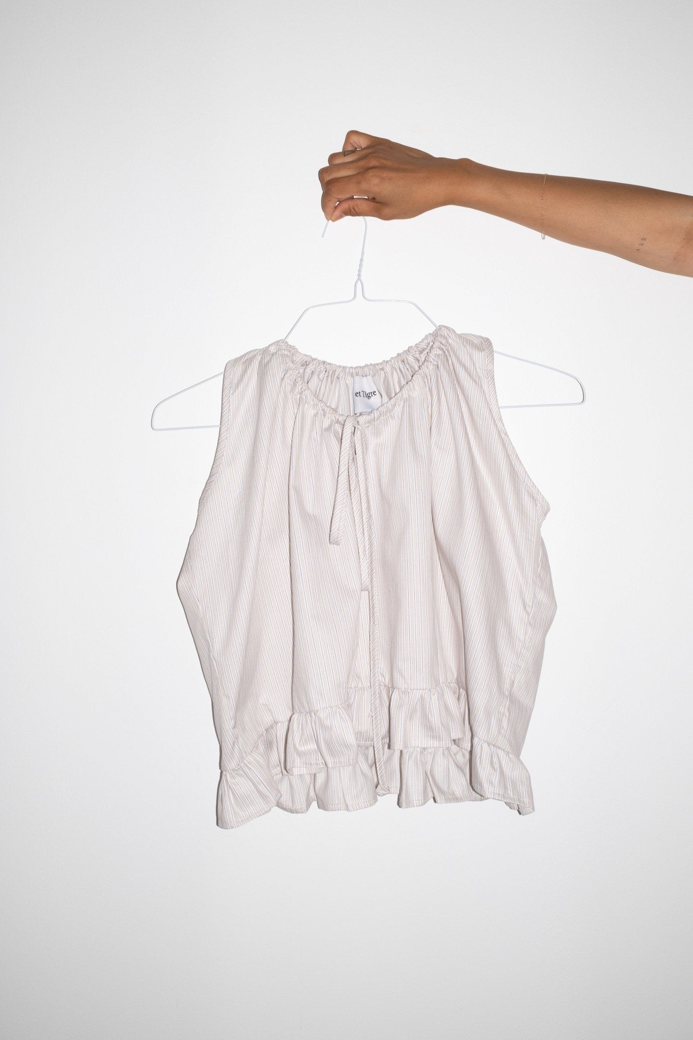 Gari Top in Yellow + Multi Stripe - et Tigre