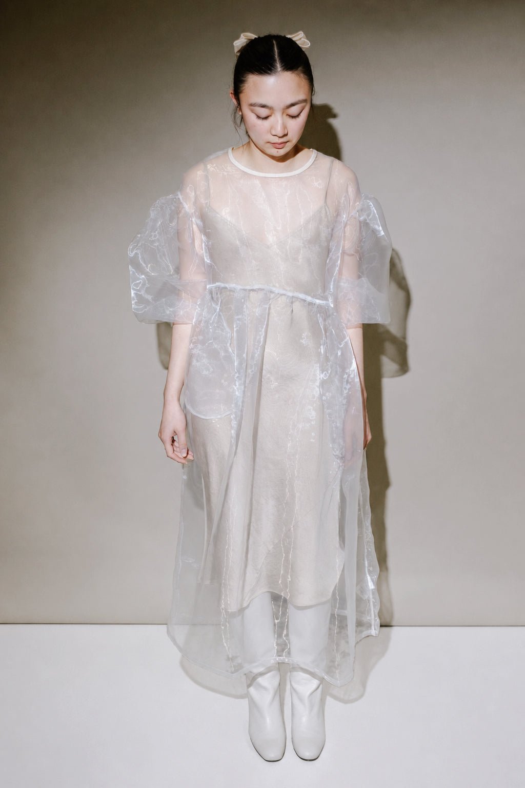 Jayme Dress in Oat Organza Jayme Dress in Oat Organza