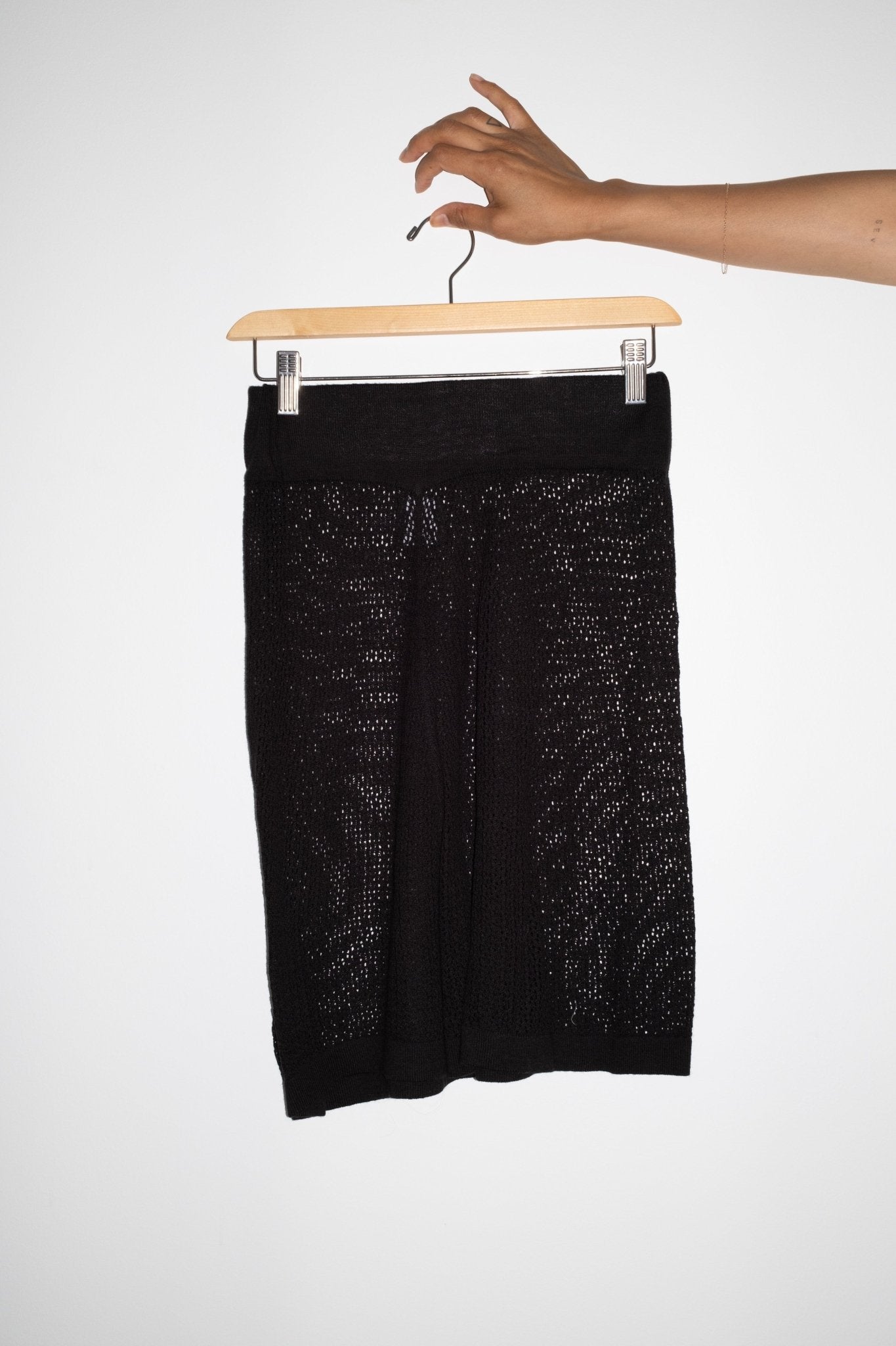 John Knit Short in Black - et Tigre