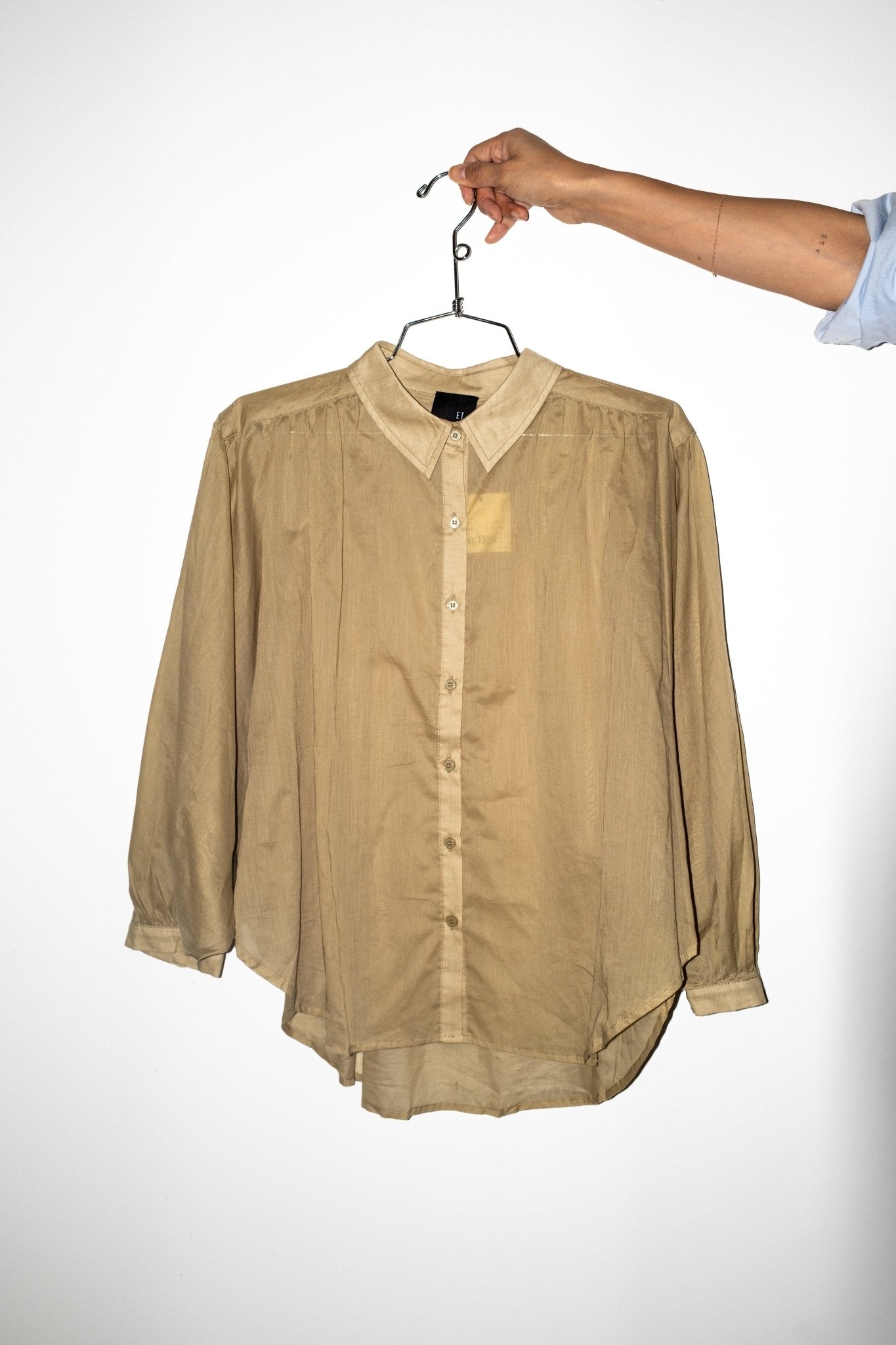 Michele Blouse in Olive - et Tigre