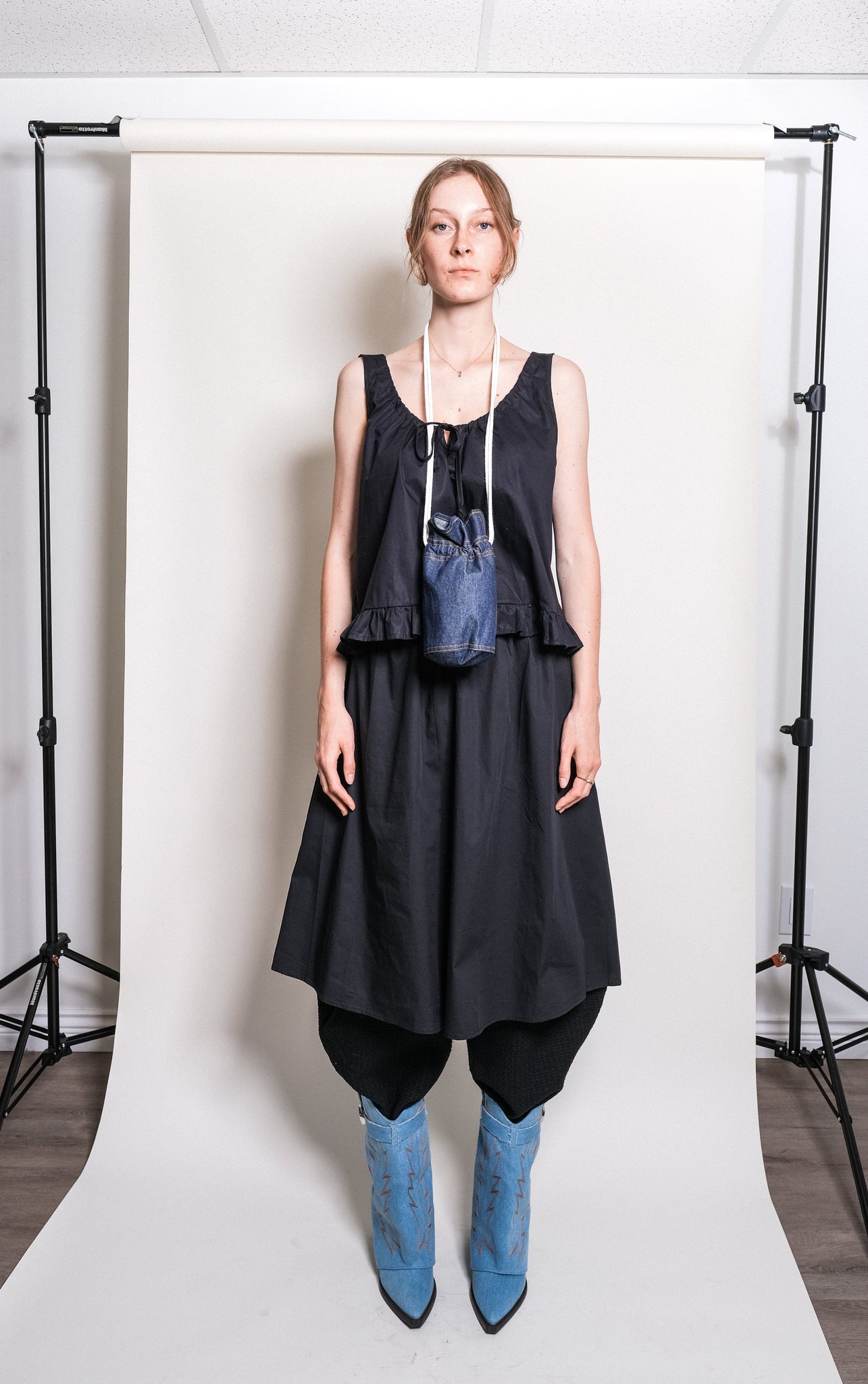 Soleil Skirt in Black Solid - et Tigre