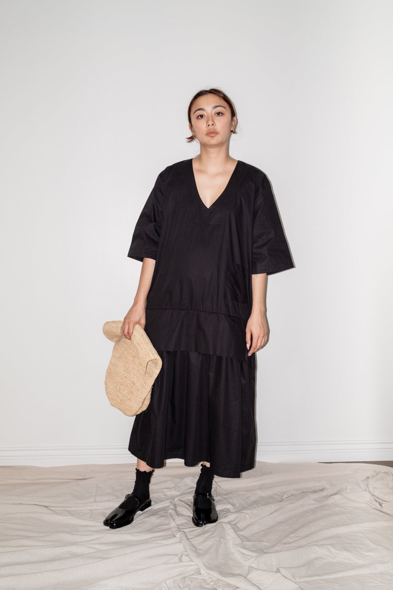 Suzanne Dress in Black - et Tigre