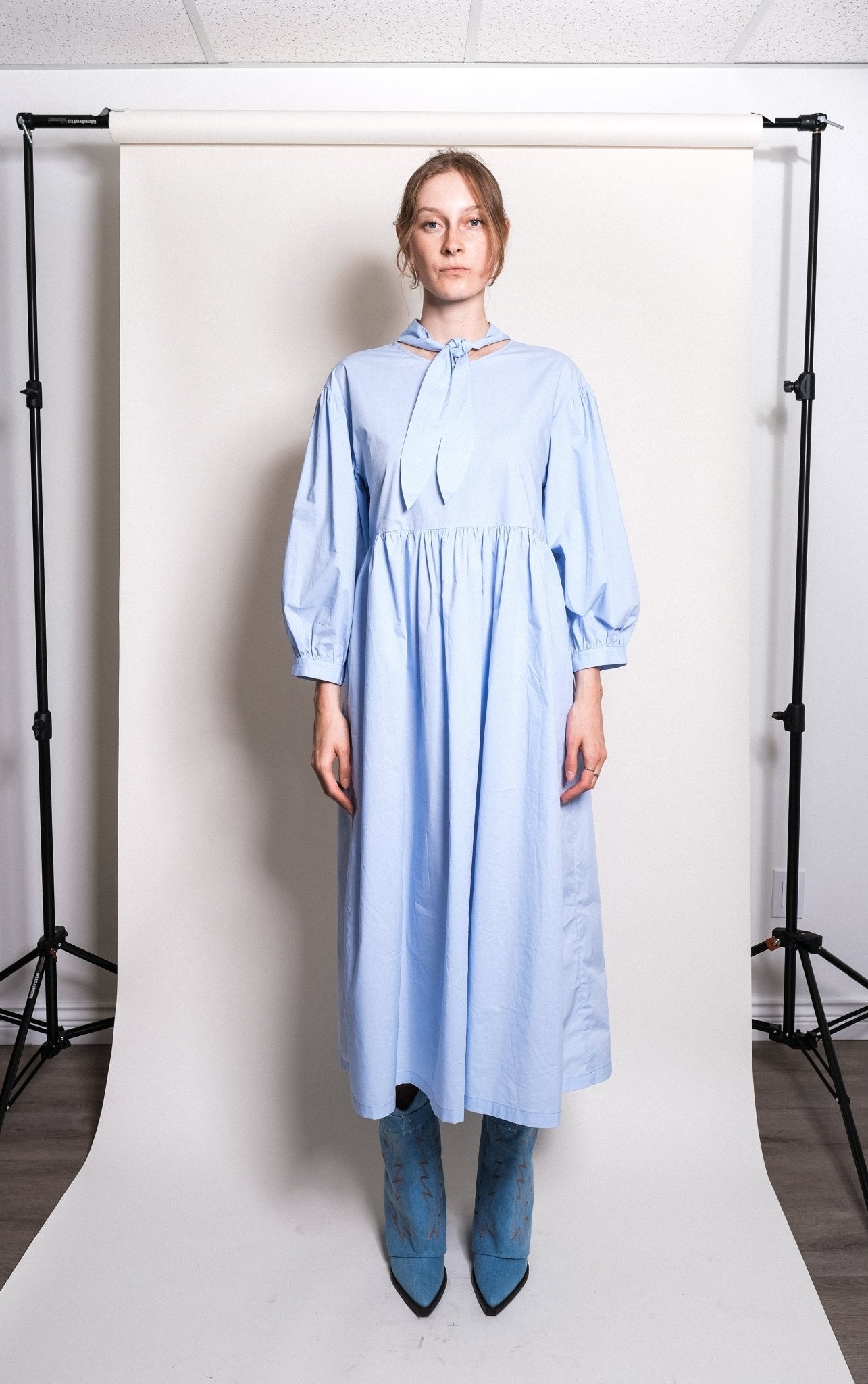 Therise Dress in Light Blue - et Tigre