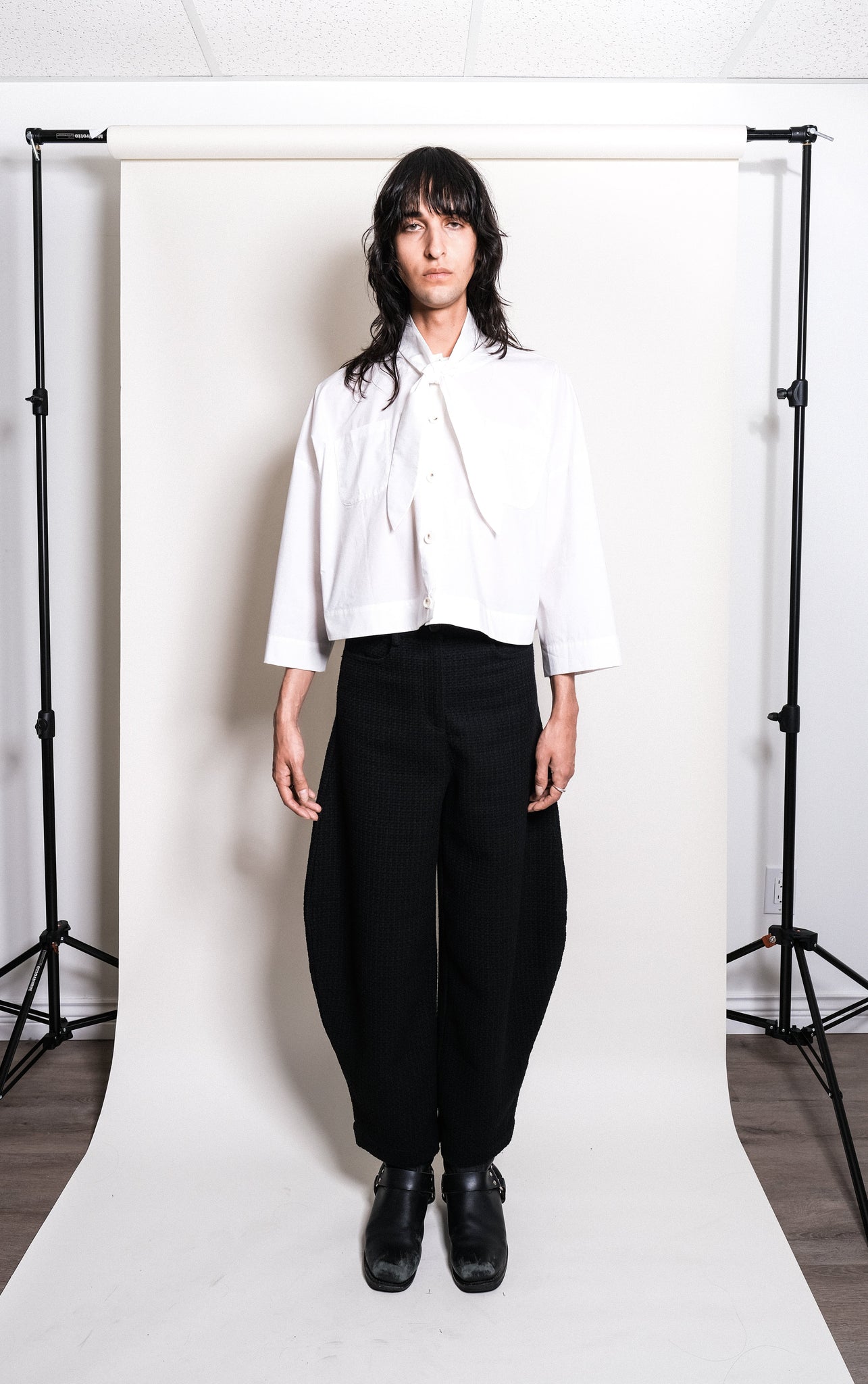 Tomo Blouse in White - et Tigre