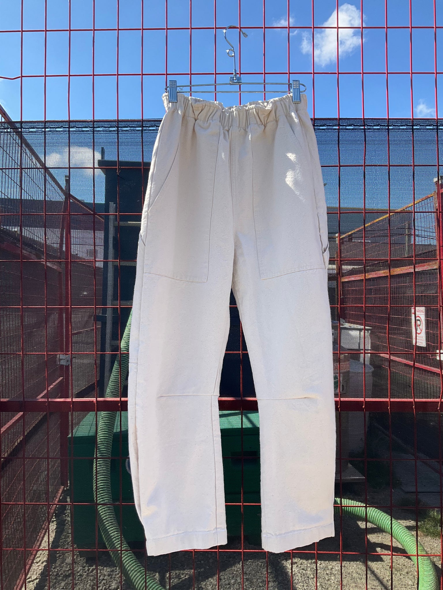 Sunny Canvas Pants in Natural