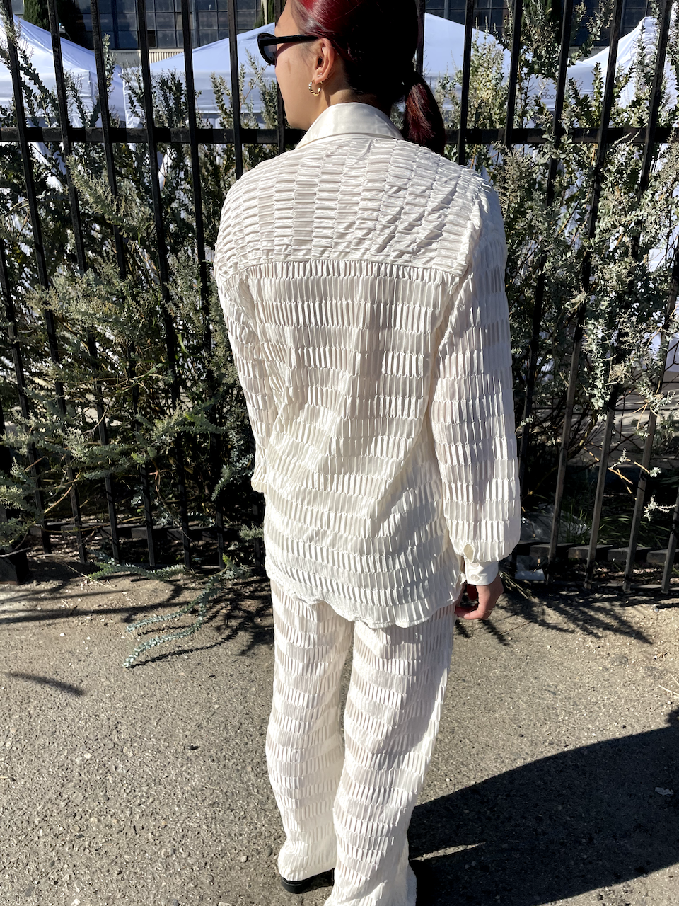 Leanne Pant in Textured Cream