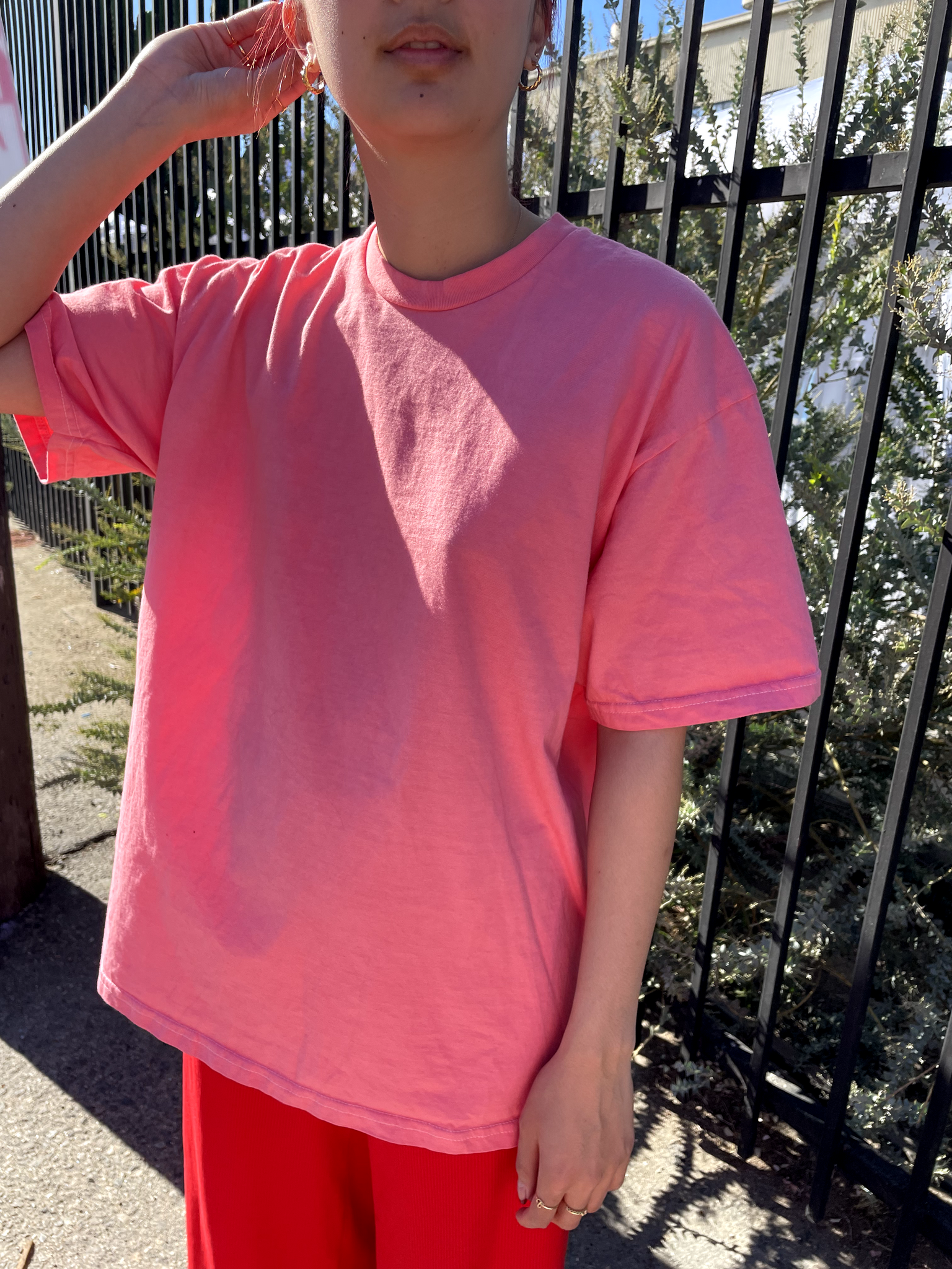 Ben T-Shirt in Pink Oyster Mushroom