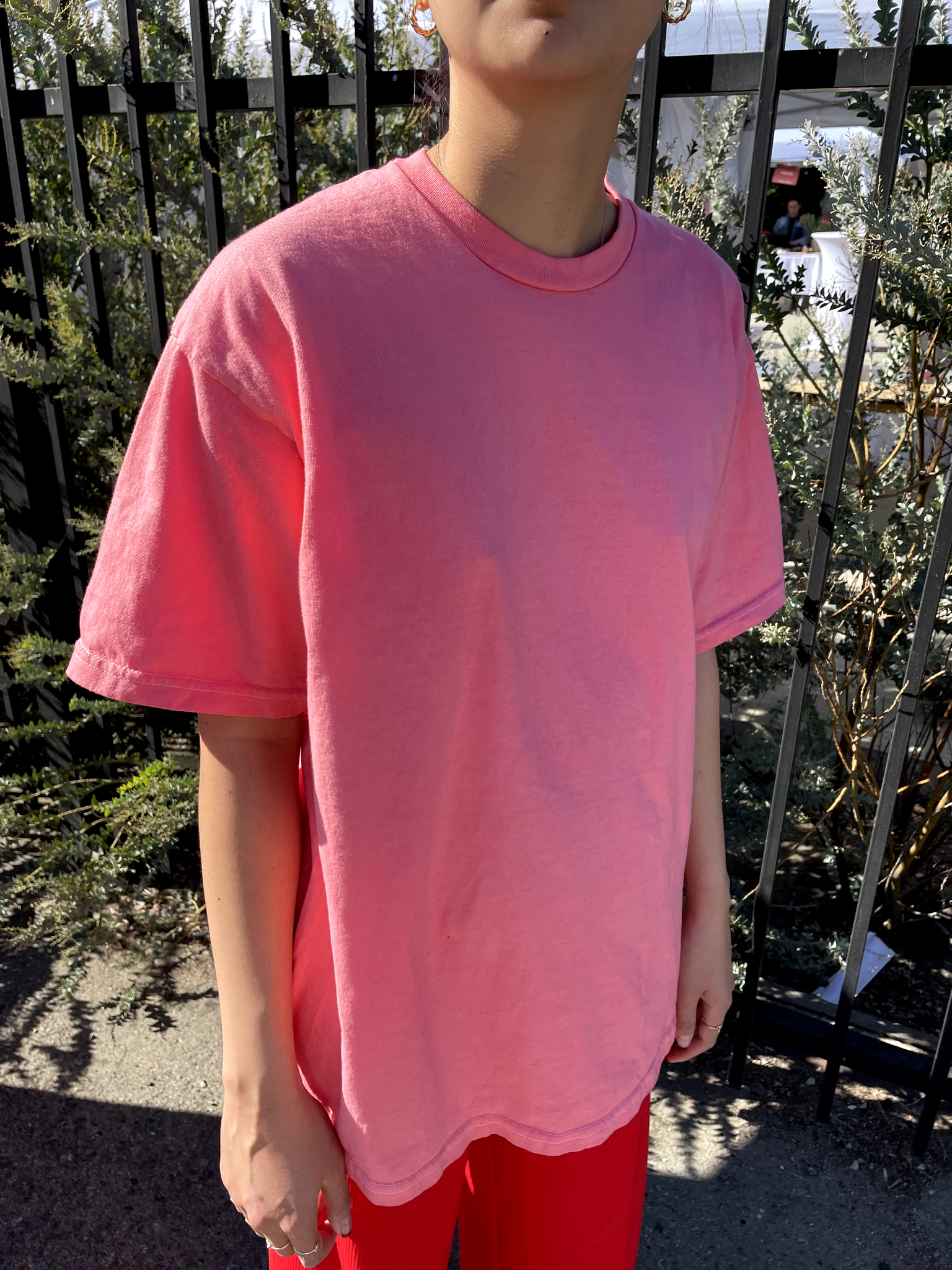 Ben T-Shirt in Pink Oyster Mushroom
