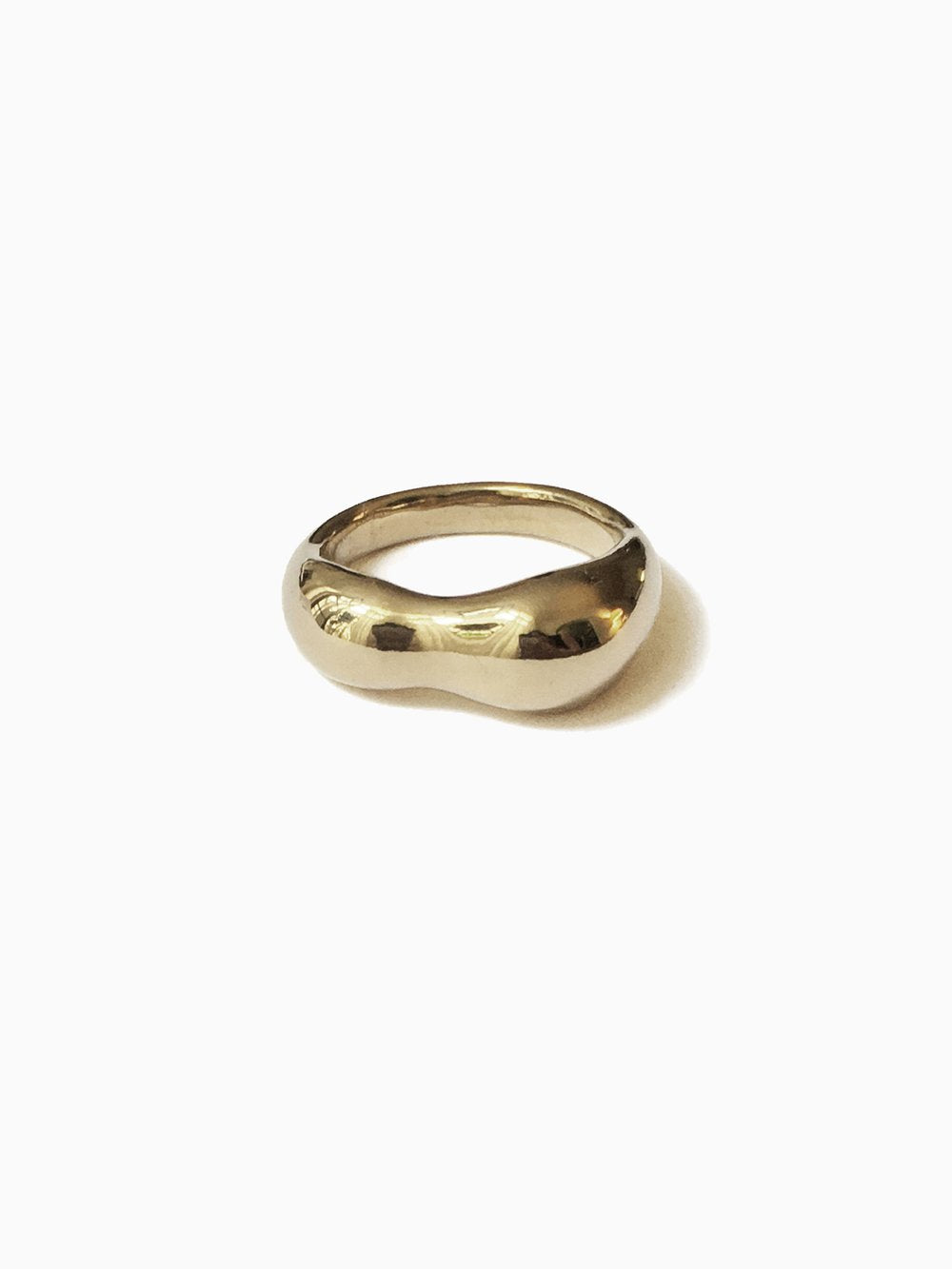 Ona Large Ring in Brass