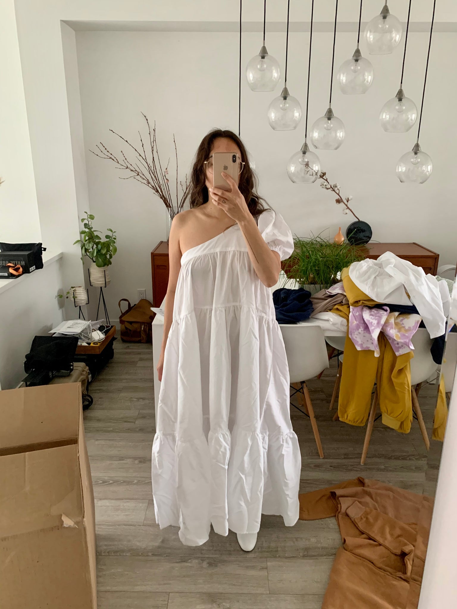 Yang Dress in White